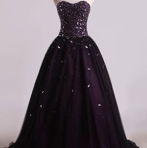Black Beaded Sleeveless Dress